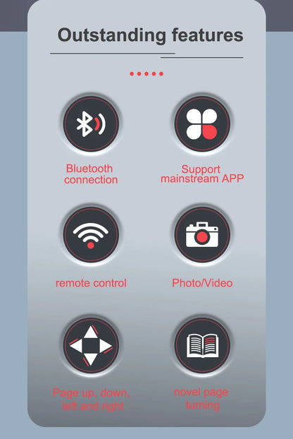 Wireless Bluetooth Mobile Selfie Lazy Artifac Tiktok Remote Control Ring Mobile Phone Bluetooth Controller t For Xiaomi Apple