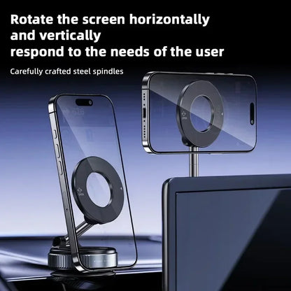 New foldable vacuum adsorption magnetic car phone holder 2025 suction cup dedicated navigation phone holder%#%#%#%#