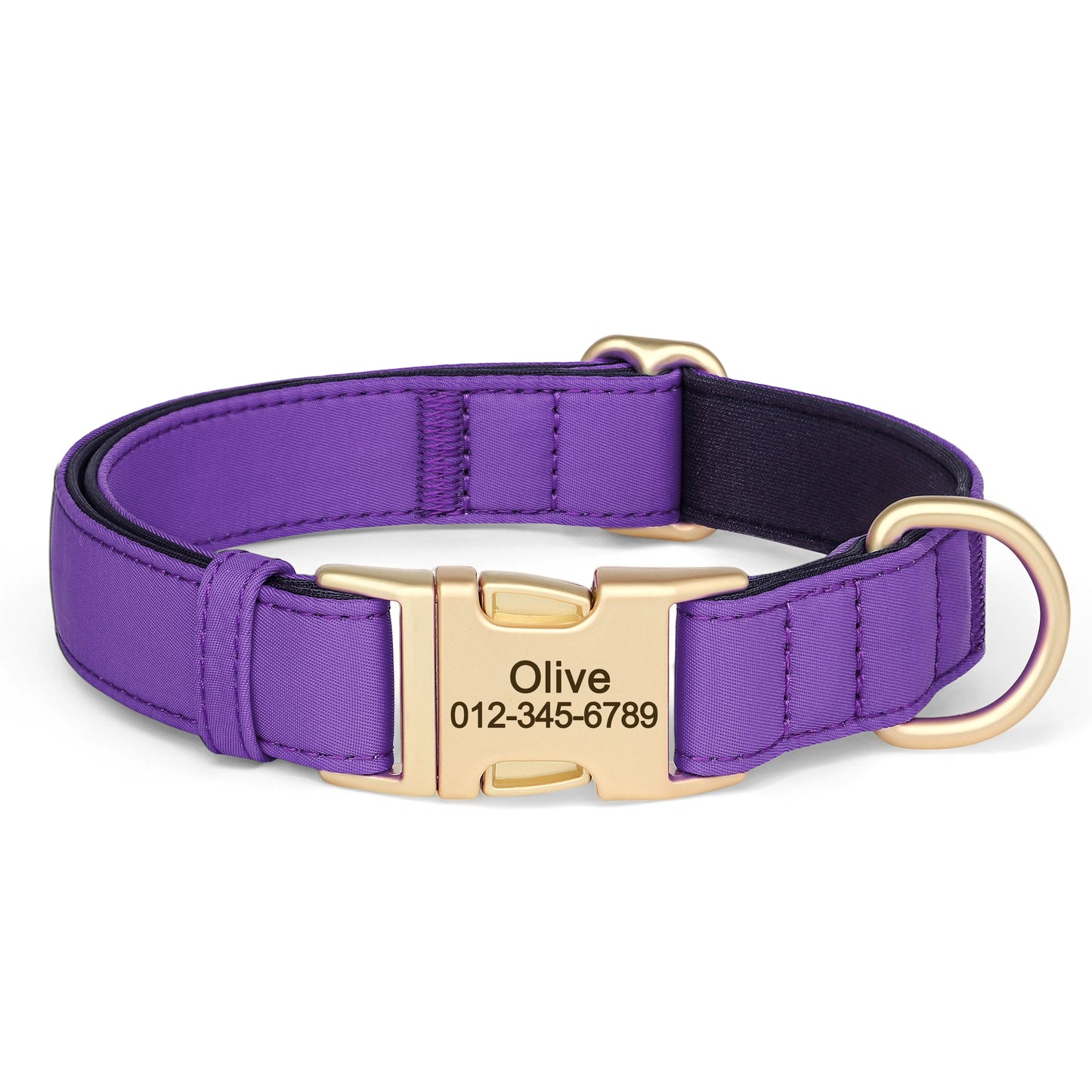 8 Colors Nylon Dog Collar Personalized Dog Collars Colorful Custom Pet ID Collars Necklace Breathable for Small Medium Dogs Pug