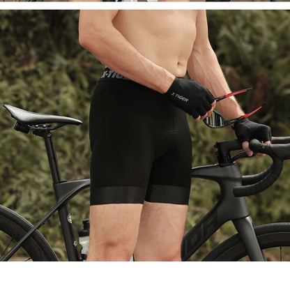 X-TIGER Cycling Shorts Breathable Mesh Cycling Underwear Gel Pad Shockproof MTB Bike Shorts Bicycle Underwear