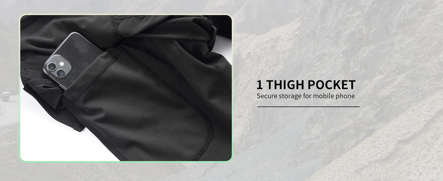 WOSAWE MTB Shorts Summer Men Cycling Shorts 2 in 1 Mountain Bike Padded Shorts Double Layer Downhill Bike Quick Dry Short Pants
