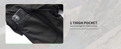 WOSAWE MTB Shorts Summer Men Cycling Shorts 2 in 1 Mountain Bike Padded Shorts Double Layer Downhill Bike Quick Dry Short Pants