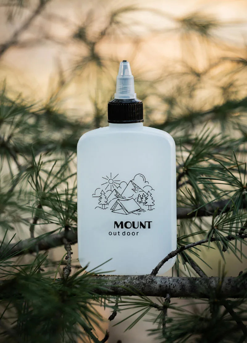 Outdoor Camping Oil Dispenser Bottle 120ml Leakproof Vinegar Jar Squeeze Bottle with Twist Top Cap HDPE for Cooking Grilling