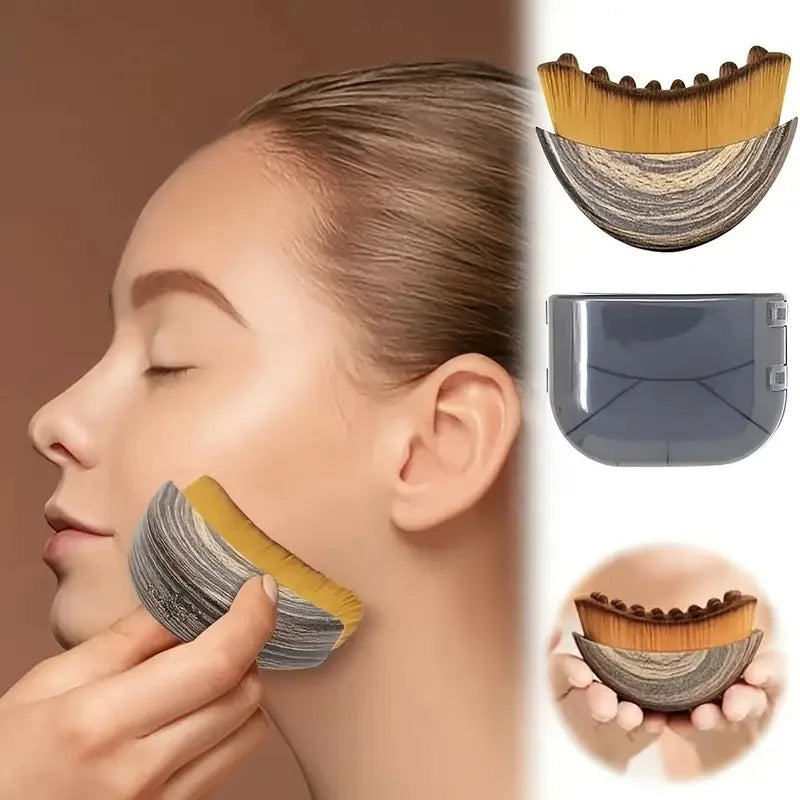 Lymphatic Contour Face Brush,Chin &Jawline Sculpting,Drainage Massager for Face,Ergonomically Designed to Fit The Skin Precisely