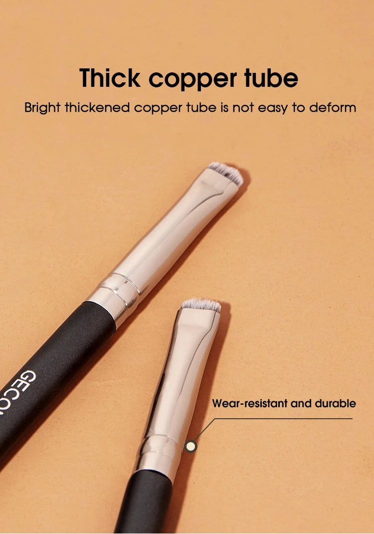 Eyeliner brush eyebrow brush do not eat powder easy overhand blade flat head brush circular arc brush eye repair makeup brush