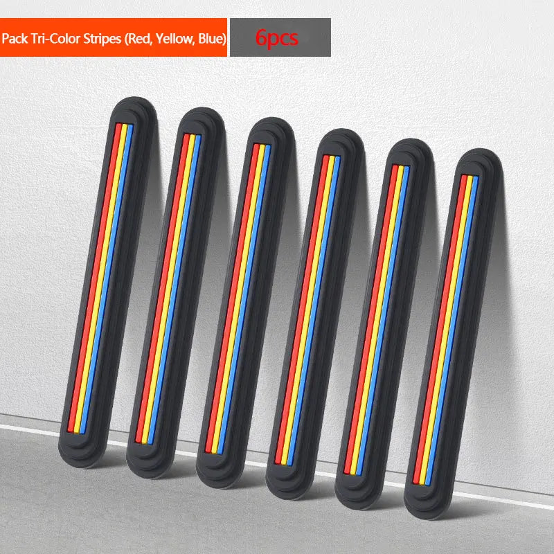 4pcs Car Rearview Mirror Door Protector Guard Edge Protector Buffer Trim Molding Protection Strip Car Auto Scratch Protector Bar