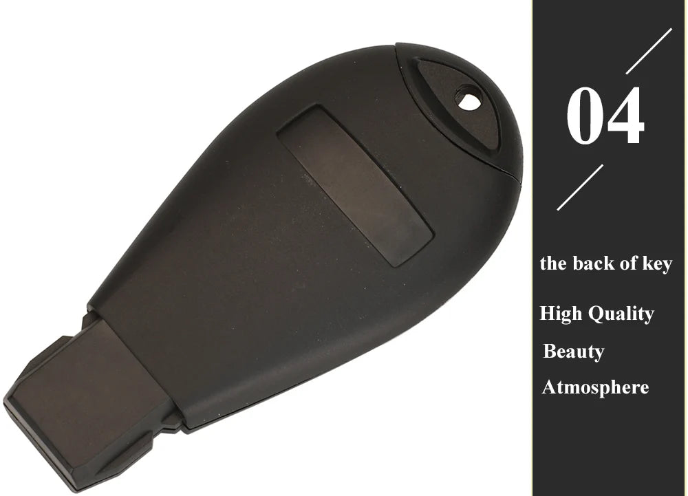 jingyuqin GQ4-53T Fobik Remote Car Key 433MHz ID46-PCF7961A Chip for Dodge RAM 1500 2500 3500 4500 2013-2018 56046953 68159655