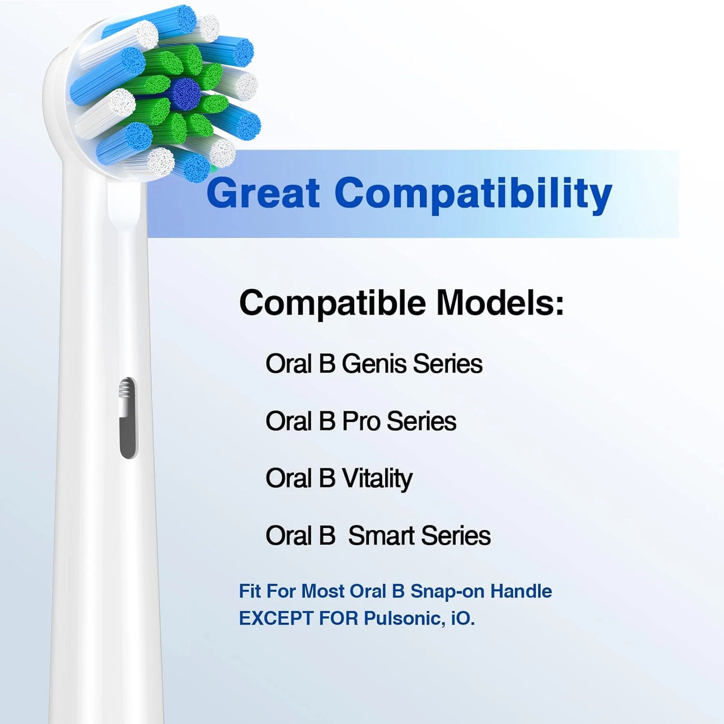 4-12pcs Replacement Brush Heads For Oral-B Electric Toothbrush Advance Power/Vitality Precision Clean/Pro Health/Triumph/3D Exce