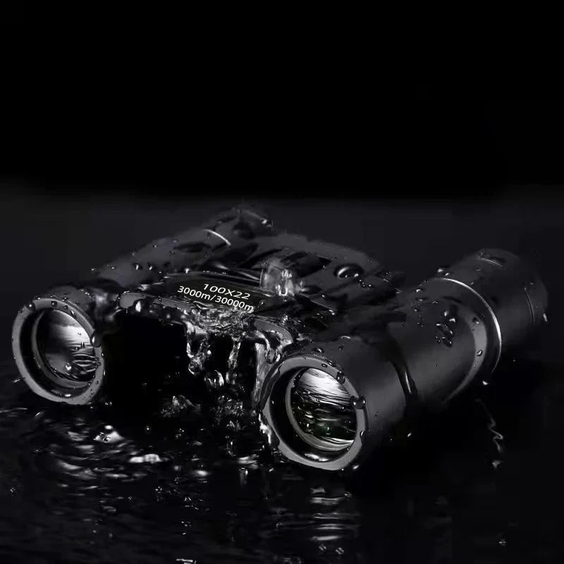 100X22 High Magnification High-Definition Binoculars, Mini Portable Outdoor Travel Professional Telescope