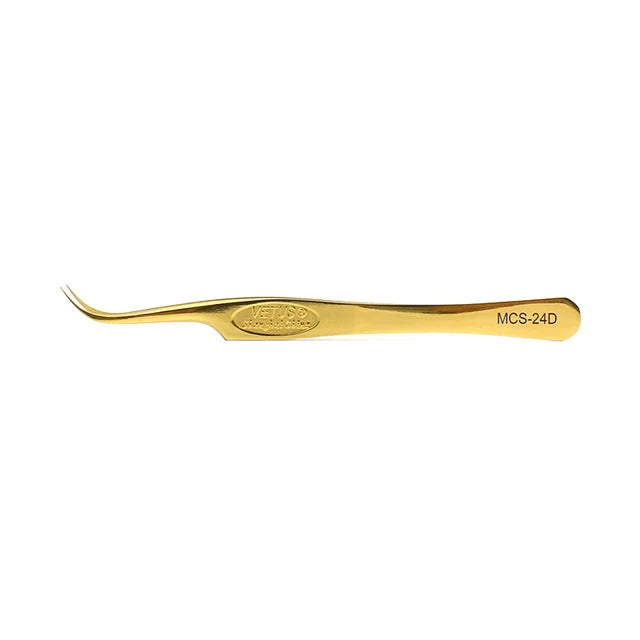 100% Vetus Original MCS Series New Style Premium Eyelashes Tweezers Ultra Fine Tip Improve for 3D 6D Lashes Extensions