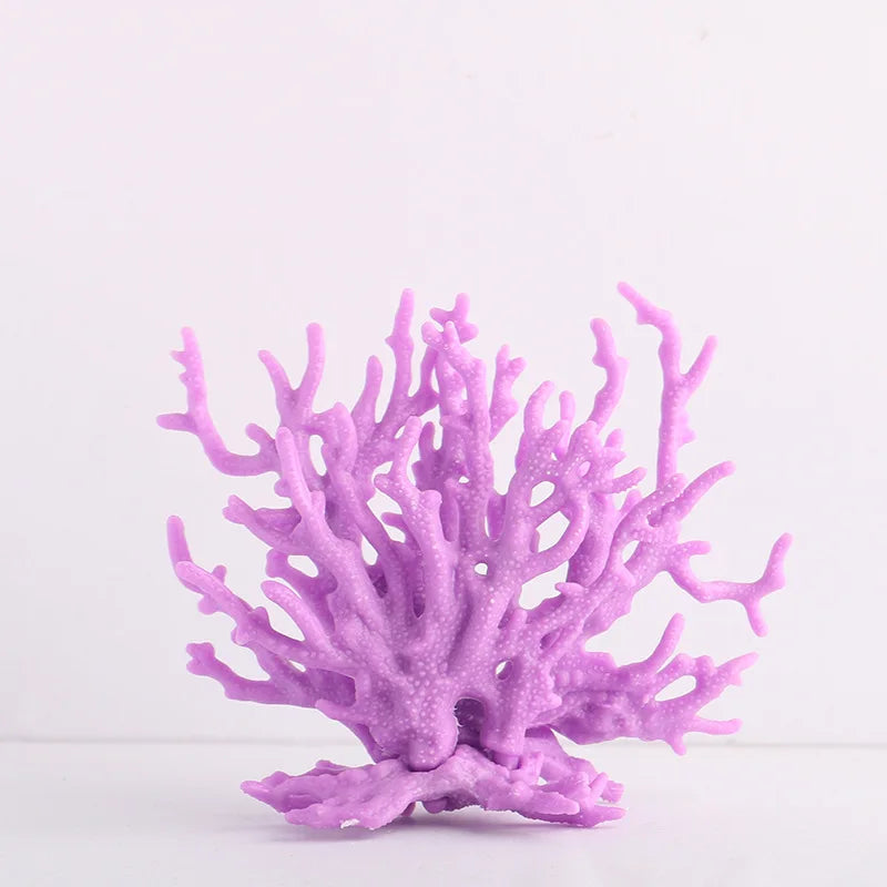 Fish Tank Aquascape Simulation Coral Water Plant Resin Fake Coral Aquarium Decorations Marine Hard Dead Coral Ornaments Undersea