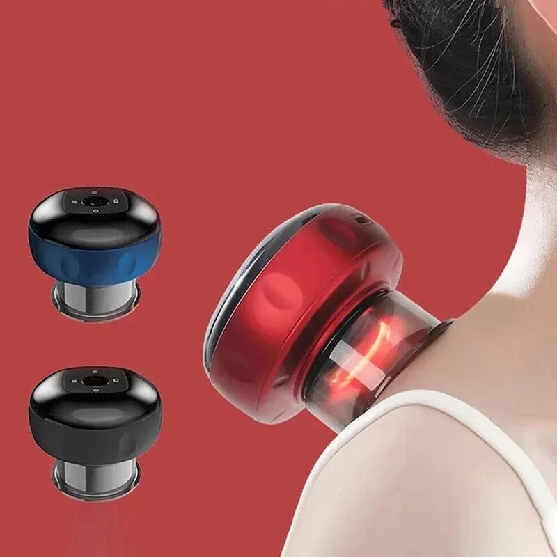 Corded Cupping Massage Device with Heating – For Back, Neck & Arm Scraping & Cupping