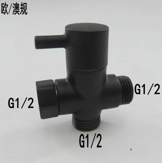 Household toilet companion, one in two out triangle valve, bathroom washer, high-pressure booster spray gun, water gun
