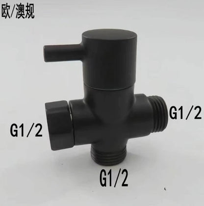 Household toilet companion, one in two out triangle valve, bathroom washer, high-pressure booster spray gun, water gun