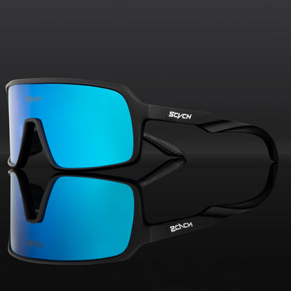 SCVCN Polarized Cycling Sunglasses Men Mtb Sports UV400 Photochormic Glasses Goggles Bicycle Bike Glasses Women Cycling Eyewear