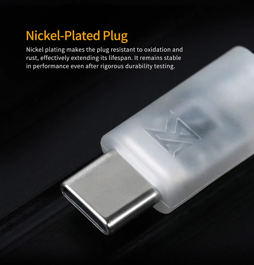 KZ Earphones Cable OFC Silver Plated Upgrade Cable Wire Type-c 2PIN Cables Microphone Optional