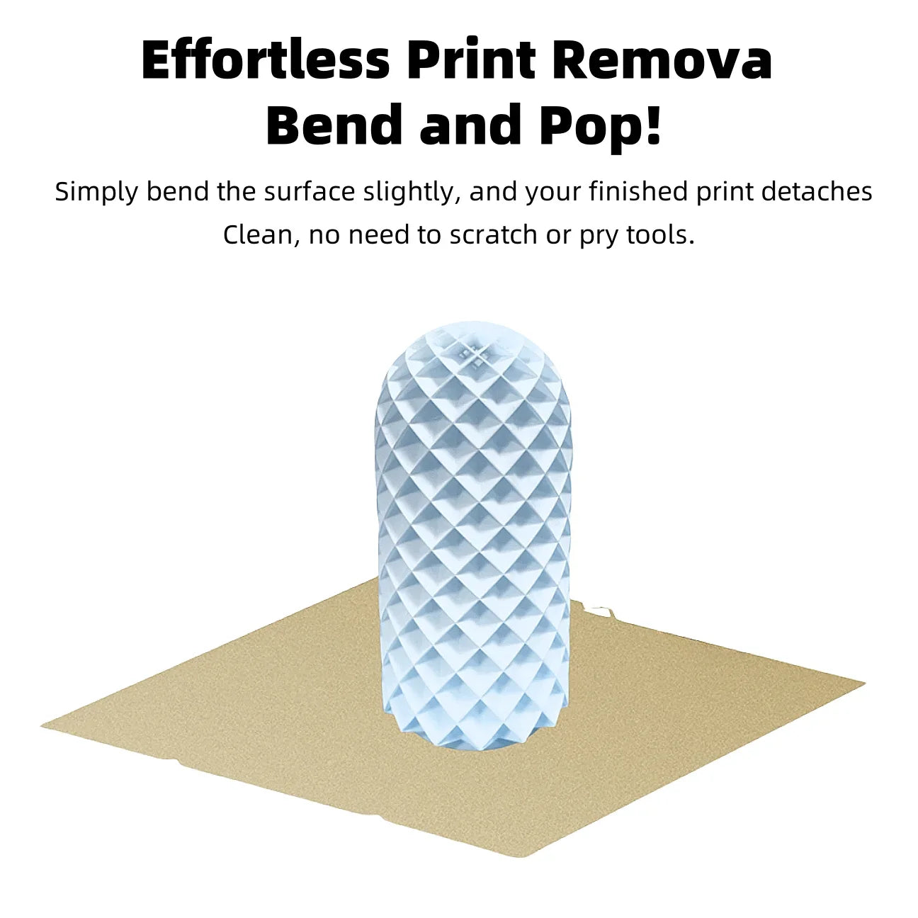For Anycubic Kobra S1 Plate Pei Sheet 264x276mm Textured Kobra X Combo Build Plate Double Sided PEO PET Kobra S1C build Plate