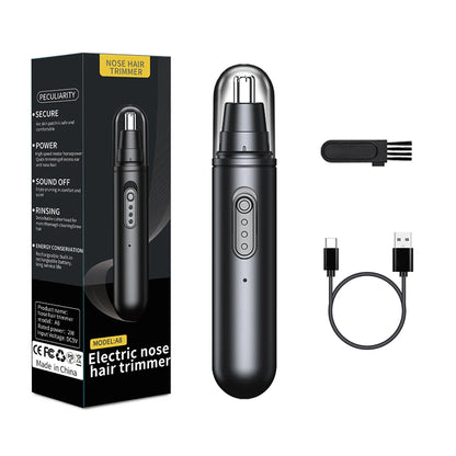 Nose Hair Trimmer Mini Portable Electric Nose Hair Clipper Rechargeable Automatic Shaving Nose Eyebrow Ear Painless Hair Remover