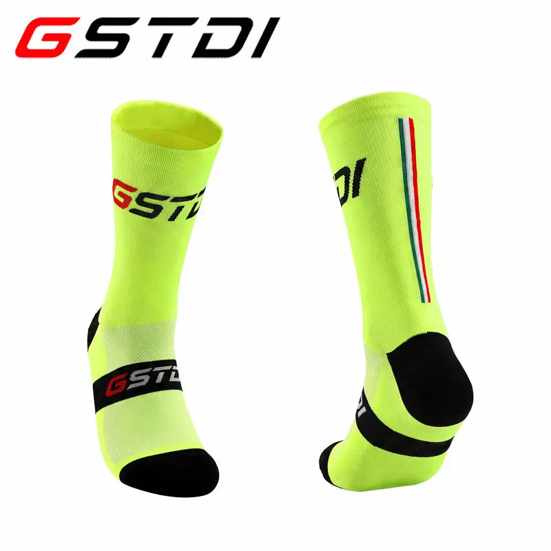 GSTDI New Cycling Socks High Quality Compression Men  Bike Outdoor Women Running Professional Sports Running