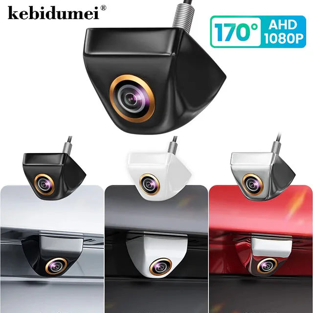 Golden Fisheye Lens Car Rear View Camera 170° Full HD Night Vision Reverse AHD Waterproof Metal Body Vehicle Parking Camera