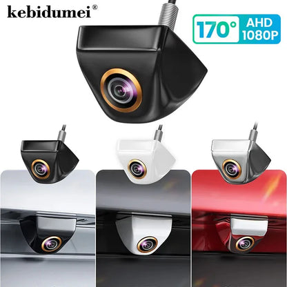 Golden Fisheye Lens Car Rear View Camera 170° Full HD Night Vision Reverse AHD Waterproof Metal Body Vehicle Parking Camera