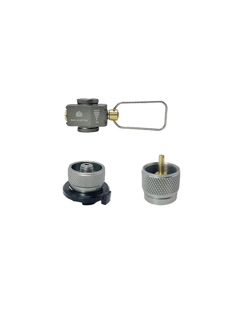 Camping Gas Tank Intercharge Conversion Valve Butane Adapter Gas Saver Plus Gas Convertor Shifter Refill Flat Tank Adapter