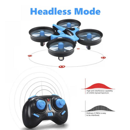 JJRC H36 Mini Rc 2.4G Drone 6-axis Headless Mode UAV Collision Avoidance Helicopter 360° Flipping Quadcopter Aircraft Boys Toys