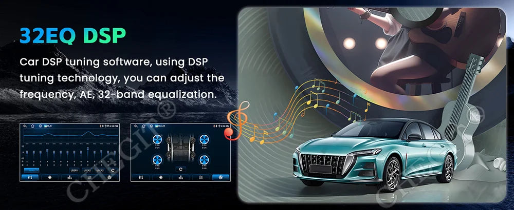 7 9 10"2 Din Car Audio Android 13 Android auto Wireless Carplay 64G Automotive Multimedia Player BT GPS Car intelligent Systems