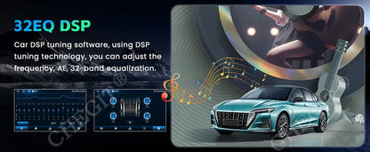 7 9 10"2 Din Car Audio Android 13 Android auto Wireless Carplay 64G Automotive Multimedia Player BT GPS Car intelligent Systems
