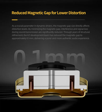 KZ ZVX PRO Dynamic In Ear Earphones HIFI Bass Earbuds Metal Monitor Headphones Sport Noise Cancelling Music Headsets