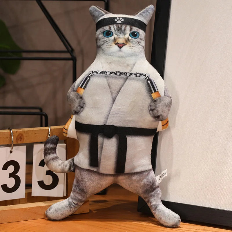 10 Style 30cm Cute Simulation Funny Happy Cat Throw Pillow Plush Toy Stuffed Animal Birthday Holiday Gift Kids Collectible Toy