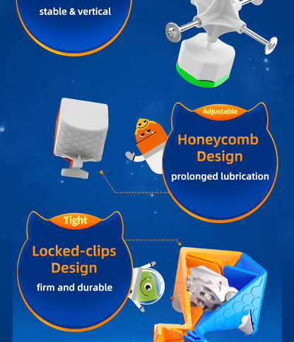 GAN Monster GO 3x3 M EDU Magnetic Magic Speed Cube Stickerless Professional Fidget Toys GAN MSG EDU 3X3 Cubo Magico Puzzle