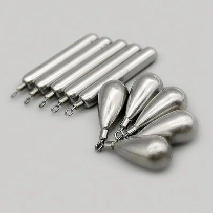 Tungsten Steel Fishing Weight Mold 1.8g 3.5g 5.3g 7g 10.5g cylinder Drop Shot Pendant Swivel Pesca Metal Jig Cast Tackle Sinker
