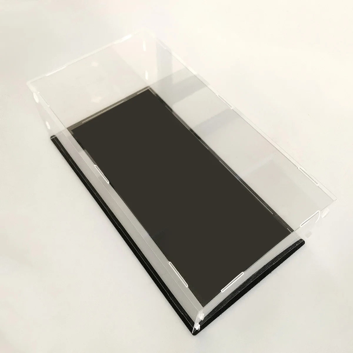 1:14 Scale Transparent Acrylic Display Box, Suitable for Protecting and Displaying Toy Cars, Model Building Blocks, Small Collectibles and Figurines (Inner Ring Size 37X19X12Cm)