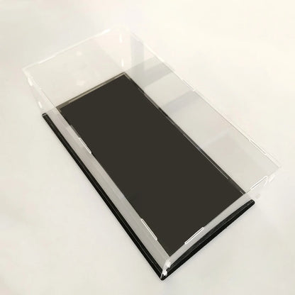 1:14 Scale Transparent Acrylic Display Box, Suitable for Protecting and Displaying Toy Cars, Model Building Blocks, Small Collectibles and Figurines (Inner Ring Size 37X19X12Cm)