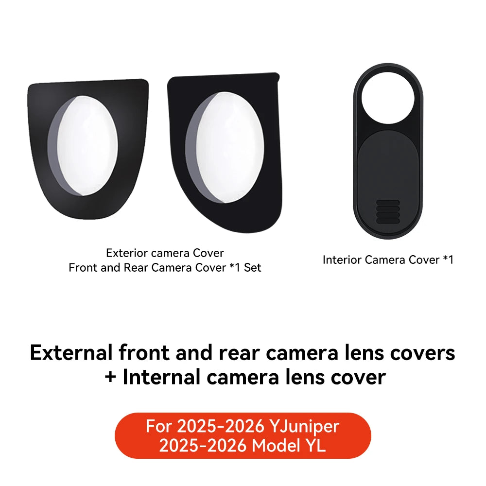 YZ Front Camera Protection for 2025 Tesla Model Y Juniper Car Accessories for Model Y L Lens Guard Anti Collision Waterproof