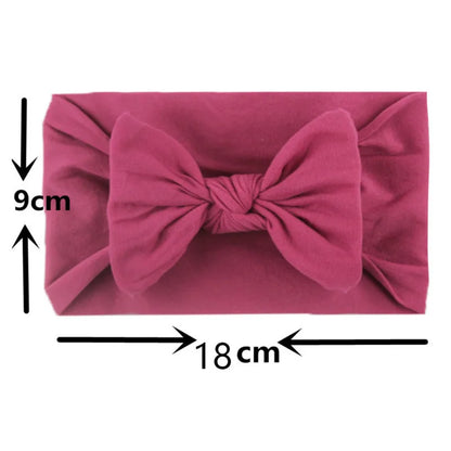 Baby Headband Girls Headwear Hair Accessory Bow Knot Bandage Infant Newborn Toddlers Clothes Kids Rabbit Ear Photo Props