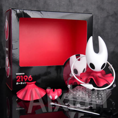 Aixlan 2PCS SET Hollow Knight Figure Cute Edition 10CM Hornet Hollow Knight PVC Action Figure AmineToy Gift Collectible Figurine
