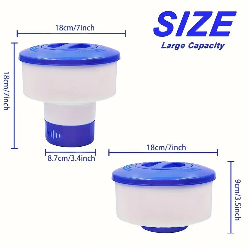 Enduring Pool Floating Dispenser - Automatic Sterilizer for Chlorine Tablets ,Chemical Floater
