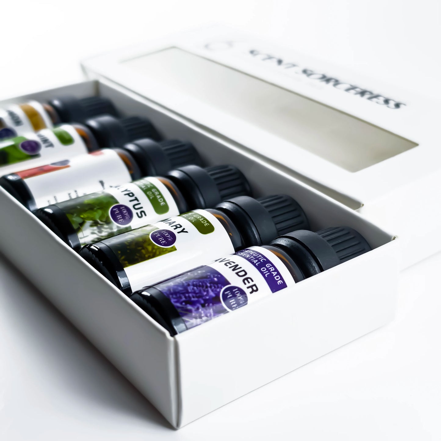 2026 Christmas Pure Lemon Sweet Orange Eucalyptus Lavender Peppermint Rosemary 6Pcs/Set Massage Aromatic Essential Oil Set Gift