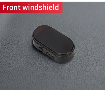 1pc Car Fake Security Light Solar Powered Simulated Dummy Alarm Wireless Warning Anti-Theft Caution Lamp LED Flashing Lights