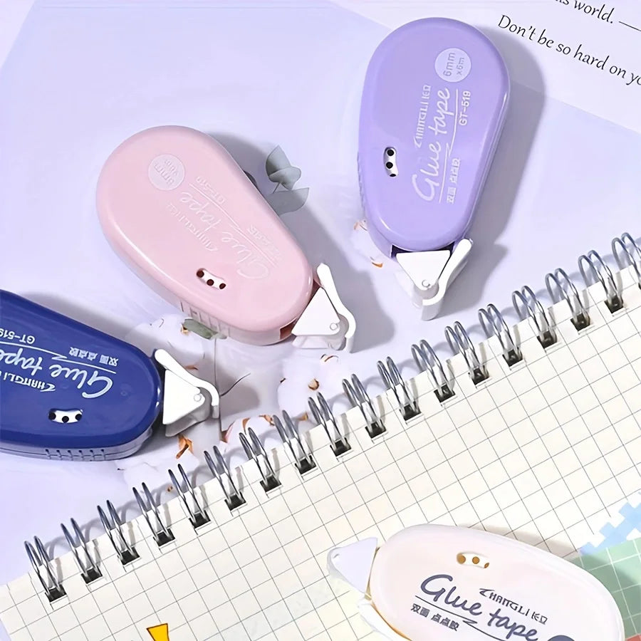 1/4pcs Double-sided Adhesive Dot Tape - Suitable for Collage Pictures, Handwritten Creations, School Stationery Items, Etc