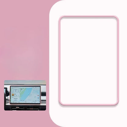 For Leapmotor B10 Silicone Screen Protector Frame Navigation Screen Anti-bump Protective Case Car Interior Decoration Products