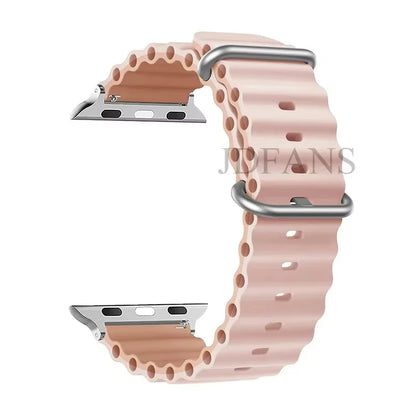 Strap For Apple watch ultra band 49mm 44mm 45mm 41mm 40mm 38mm 44 45 mm 1:1 Original Ocean belt iWatch series 9 10 8 7 se bands