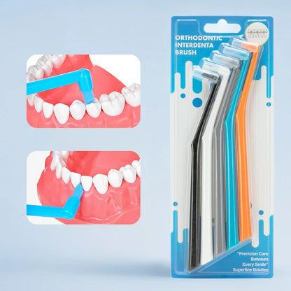 1/3/5 Pcs Interdental Brush Single-Beam Soft Teeth Cleaning Toothbrush Oral Care Tool Small Head Soft Hair Implant Adult