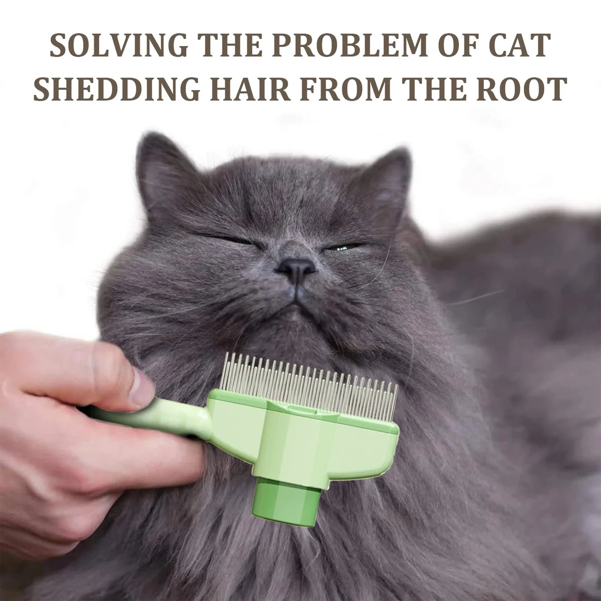 Dog and Cat Knot-removing Comb Pet Hair Removal Self-cleaning Brush Combing the Canine Professional Hairdressing Combs Grooming