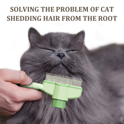 Dog and Cat Knot-removing Comb Pet Hair Removal Self-cleaning Brush Combing the Canine Professional Hairdressing Combs Grooming
