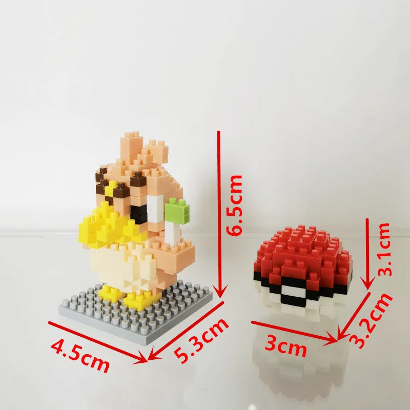 75 Style Building Blocks Assembly Anime Picachu Charizard Doll Blastoise Bulbasaur Gengar Bricks Figures Toy for Kid Gift