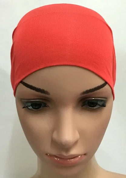 2020 soft modal inner Hijab Caps Muslim stretch Turban cap Islamic Underscarf Bonnet hat female headband tube cap turbante mujer