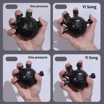 Five-Finger Trainer with Grip Ball,Finger Rehabilitation Device,Hand Strength Training, Wrist Gripper, Portable Finger Exerciser